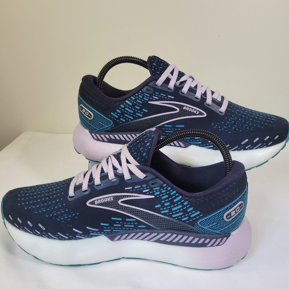 Brooks Glycerin GTS 20 Womens Running Shoes Blue Purple 1203701B499 Size 9.5 B - Picture 2 of 7
